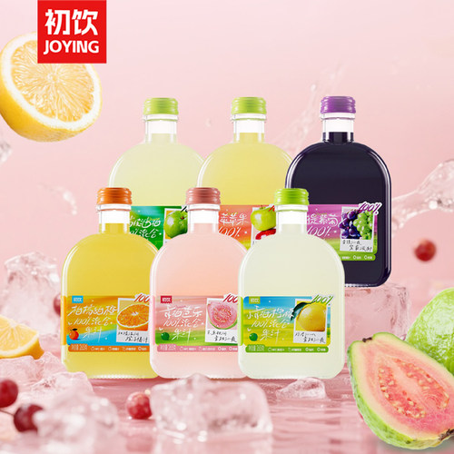 【闹妈专享】初饮265g*6瓶NFC100%混合油柑芭乐葡萄苹果果汁
