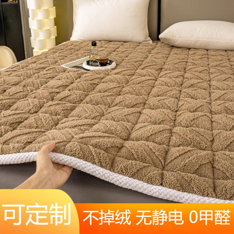 冬季保暖床垫褥子防滑无静电
