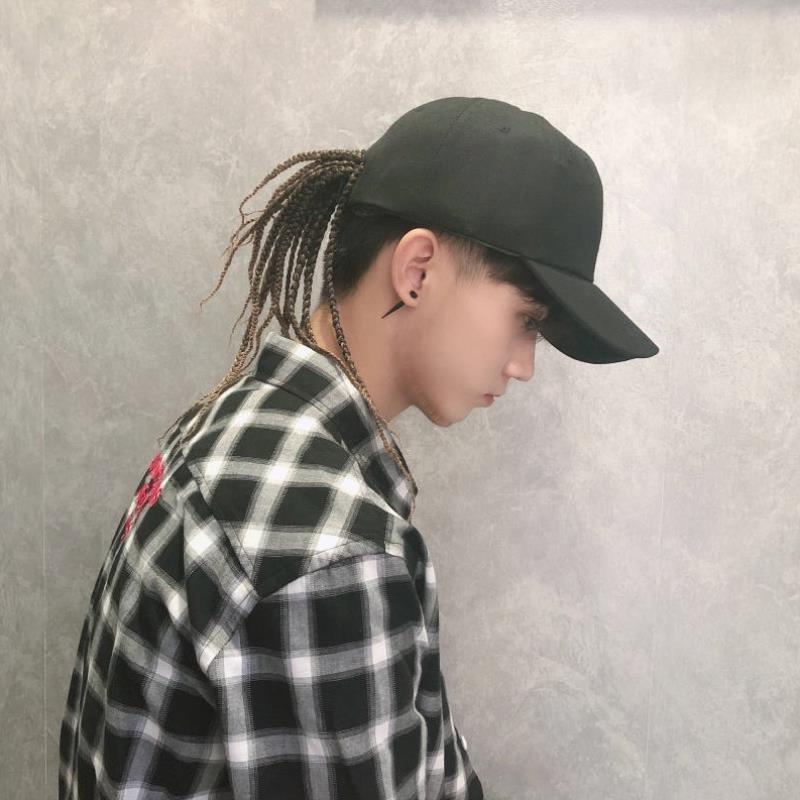 脏辫冷帽假发男女hiphop嘻哈雷鬼ds酒吧小鬼个性帽鸭舌帽脏辫假发 U 淘优券