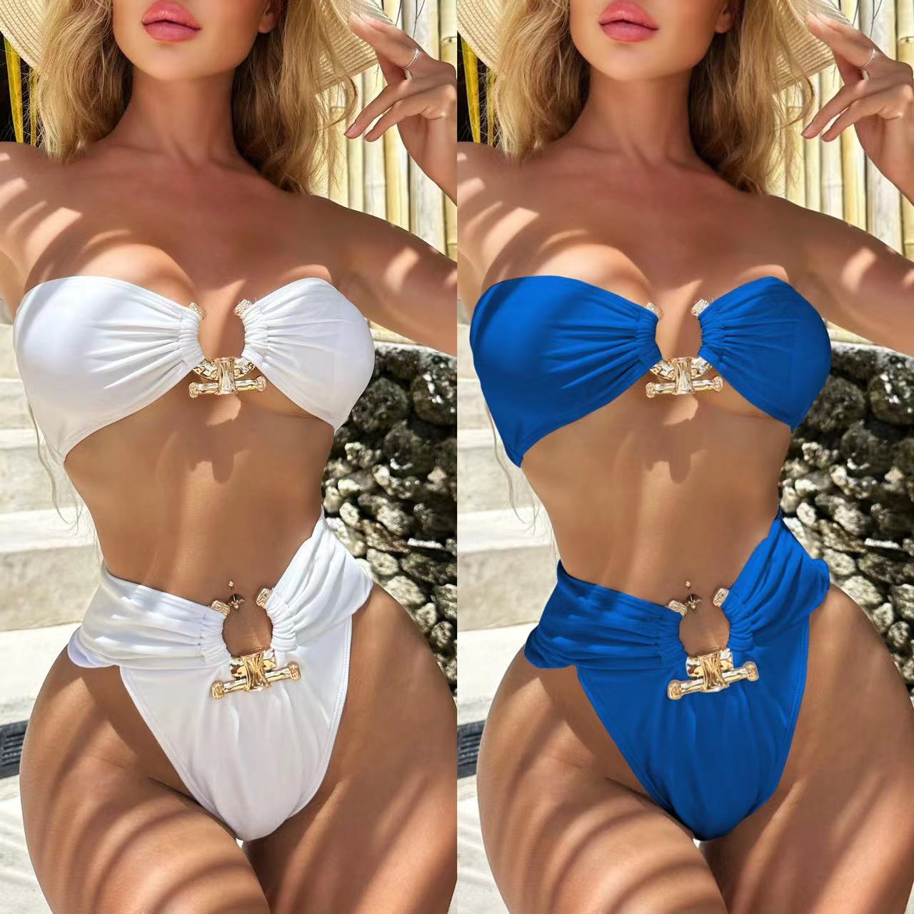 比基尼女士抹胸性感纯色