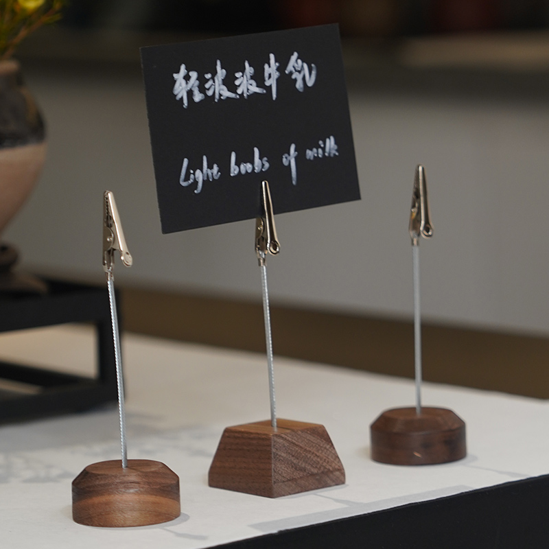 创意复古桌面小摆件展示立牌夹