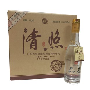 山东济南特产 百脉泉清照34度品鉴 清照酒 浓香白酒品鉴整箱白酒