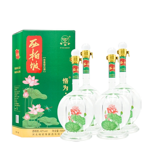 年货西柏坡白酒42度500ml浓香白酒恪为技艺8粮食酒石家庄特产送礼