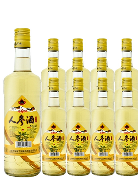 双12林海雪原白酒人参酒42度52度红松林人参酒吉林长白山特产送礼