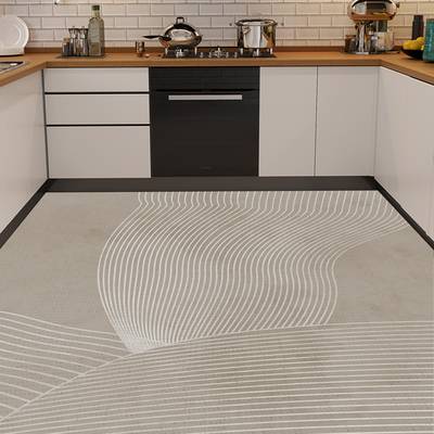 简约厨房地垫家用卫生间硅藻泥吸水吸油垫子卫浴耐脏速干地毯