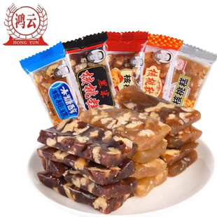 四川特产鸿云李明核桃软糕原味松仁多味手工传统糕点办公休闲零食