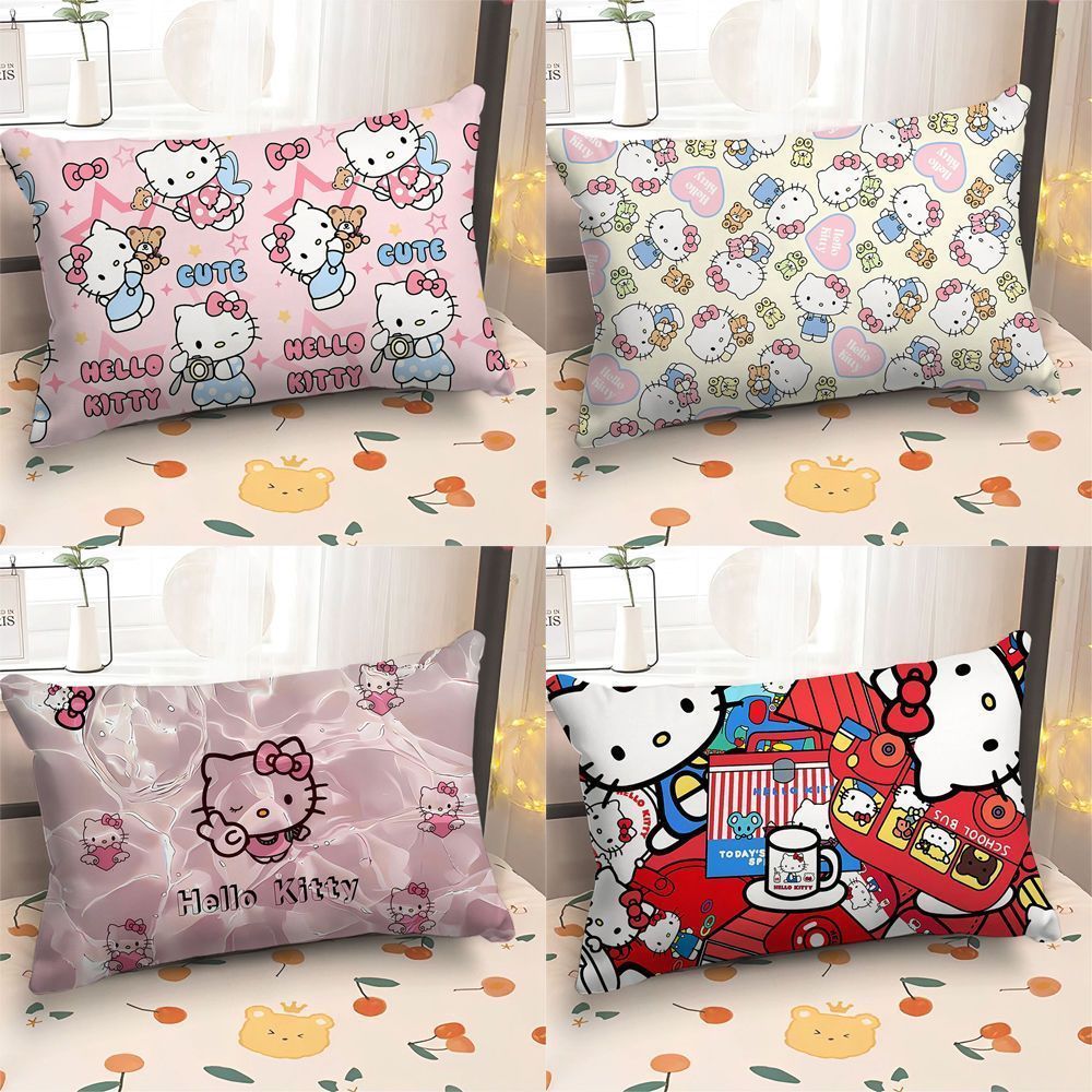 可爱少女心卡通三丽鸥抱枕HelloKitty长方形枕头宿舍卧室床头靠枕