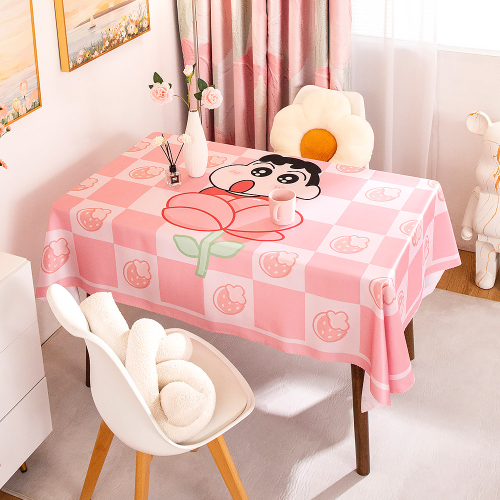 日式卡通可爱桌布防水少女心宿舍电脑桌儿童餐桌巾防烫网红小清新,居家布艺,桌布,淘宝优惠券,粉丝福利购,淘宝优惠卷