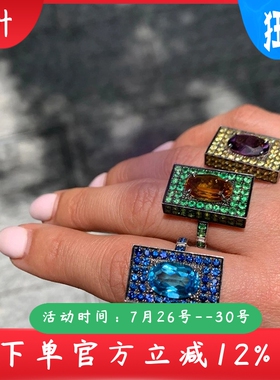 新款男女通用款手饰霸气宽版方形