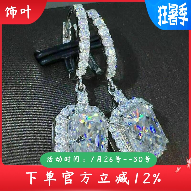 新款LAZADA耳饰欧美流行时尚方钻