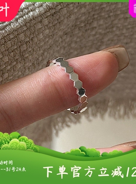 S925纯银韩版小众设计感简约时尚