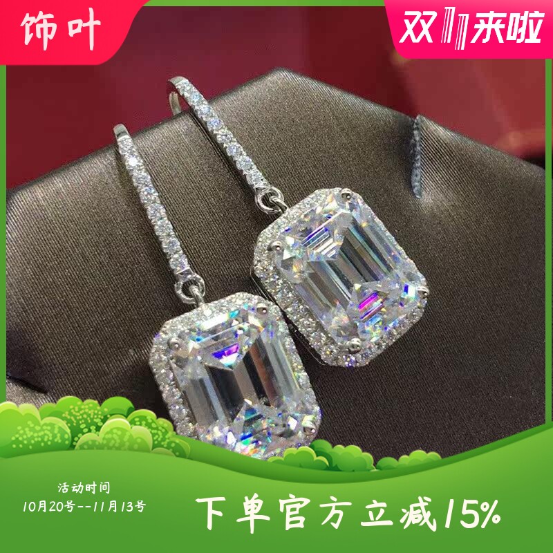 新款网红直播爆款耳钩镶嵌八心八