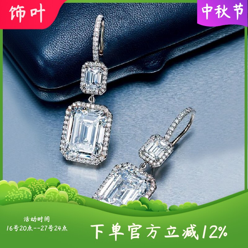 新款明星同款小方糖耳饰耳环 高级感冷淡风耳饰 法式气质网红耳圈