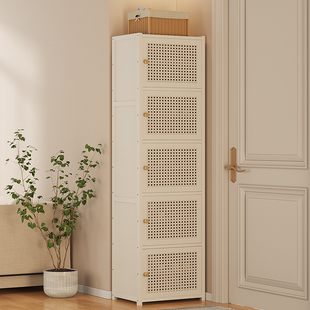 入户鞋柜子家用门口室内出租房用小窄转角置物鞋架收纳柜一体靠墙