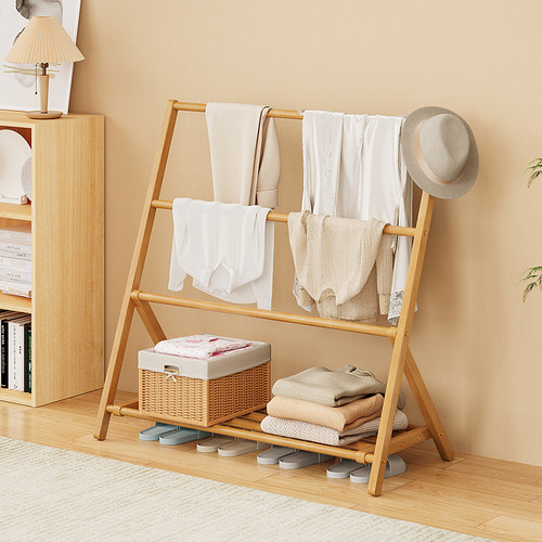 WAWJ可折叠衣帽架儿童挂衣架