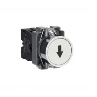 XB2BA3341C=ZB2BZ101C ?22 白色 ZB2BA334C帶功能符號(hào)平頭按鈕