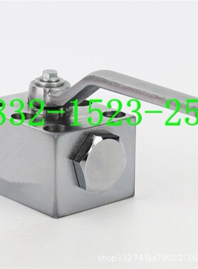 KHP3K/PK3-16L PN315bar DN16高压液压二位三通板式球阀31.5MPa