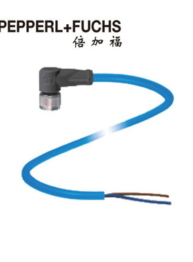 PEPPERL+FUCH倍加福V1-W-N-5M-PUR弯头M12电缆5米NAMUR线缆033596