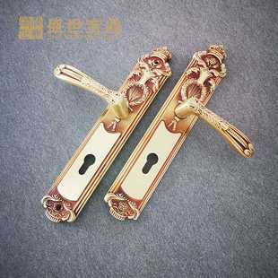 G36RG现代简约执手锁铜锁门锁 厂家直供表面真金处理门锁GL536