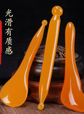 拨筋棒美容专通用刮痧拔经沙女脸眼头点穴棒面部牛角按摩板经络笔