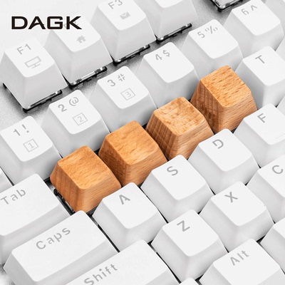 dagk机械键盘键帽榉木木质87/104