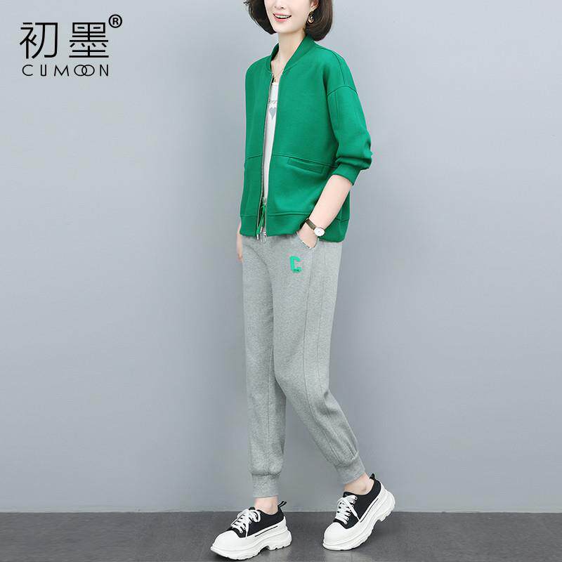 休闲套装女2024秋装新款运动成套搭配女装减龄运动时尚洋气两件套