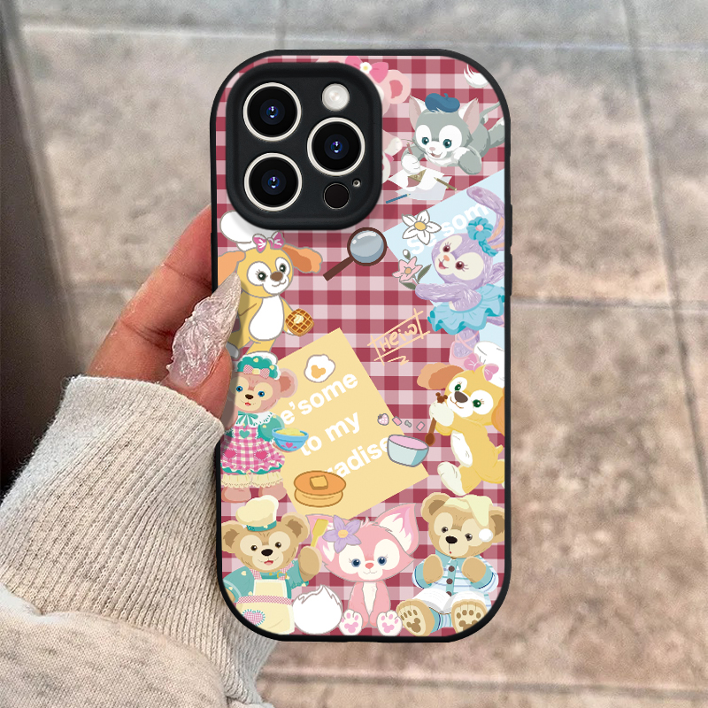 适用于苹果SE3手机壳16PRO趣味iPhone7PLUS红格迪士尼动物11PROMAX创意简约14PROMAX时尚12PROMAX