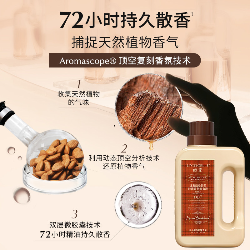 【详情页领券26号付尾款】绽家四季繁花香氛洗衣液除菌留香,洗护清洁剂/卫生巾/纸/香薰,常规洗衣液,淘宝优惠券,粉丝福利购,淘宝优惠卷