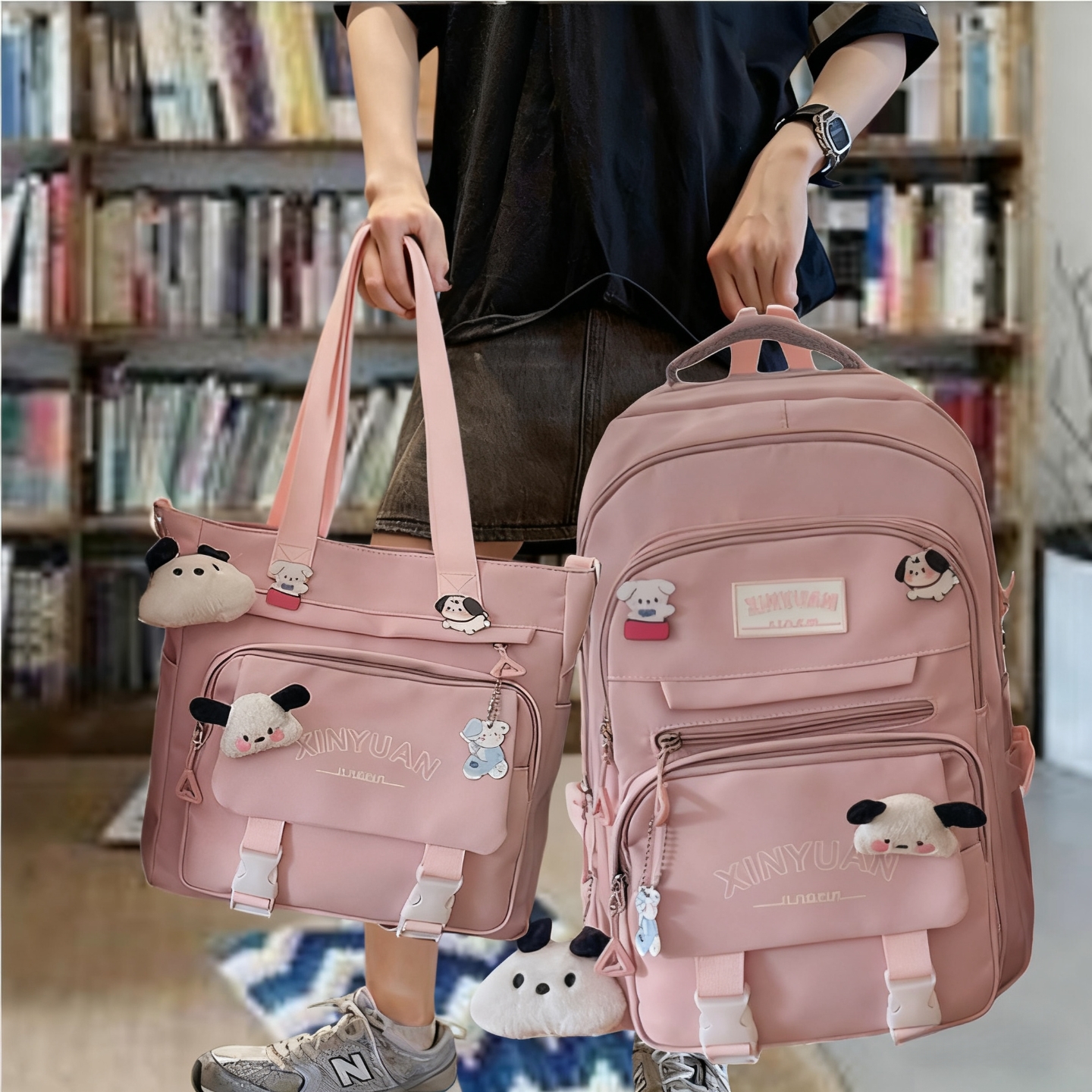 书包双肩包女生初中生小学生女孩