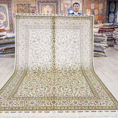 天匠200x300cm手工真丝波斯地毯沙发茶几垫床边毯卧室满铺地毯