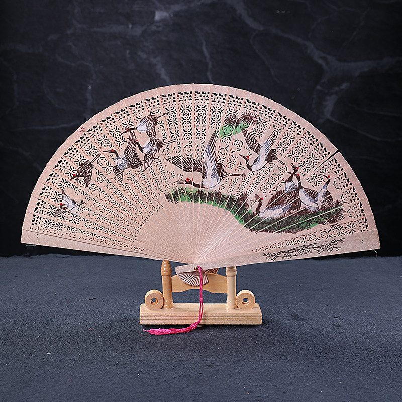 日料刺身装饰品扇子香木扇摆盘冷盘冷菜海鲜姿造点缀拼盘摆件日式