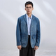 三粒扣水洗牛仔西服｜原创设计11oz日本产窄幅丹宁棉麻秋冬夹克男
