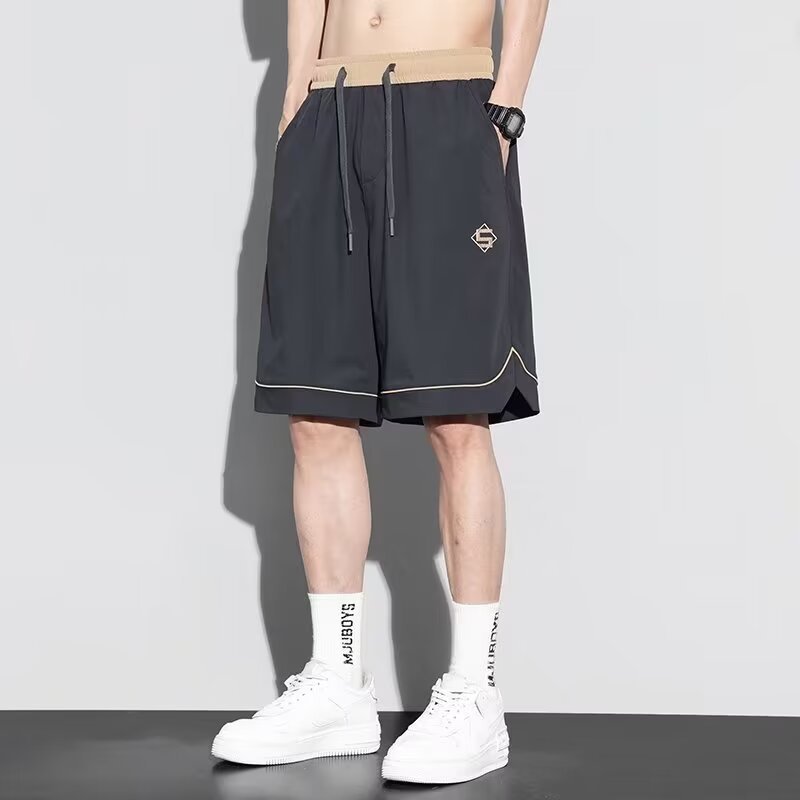男式休闲短裤夏季薄款韩版潮牌休闲宽松运动五分裤男士潮流慵懒