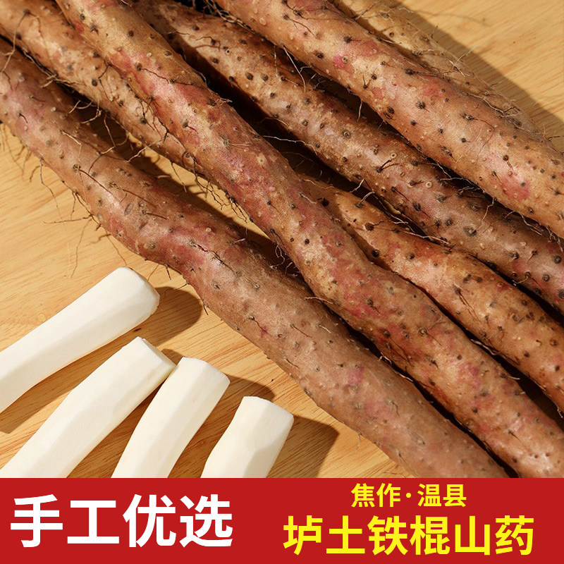 特选级5斤河南焦作温县怀山药垆土铁棍新鲜山药正宗铁杆淮山药