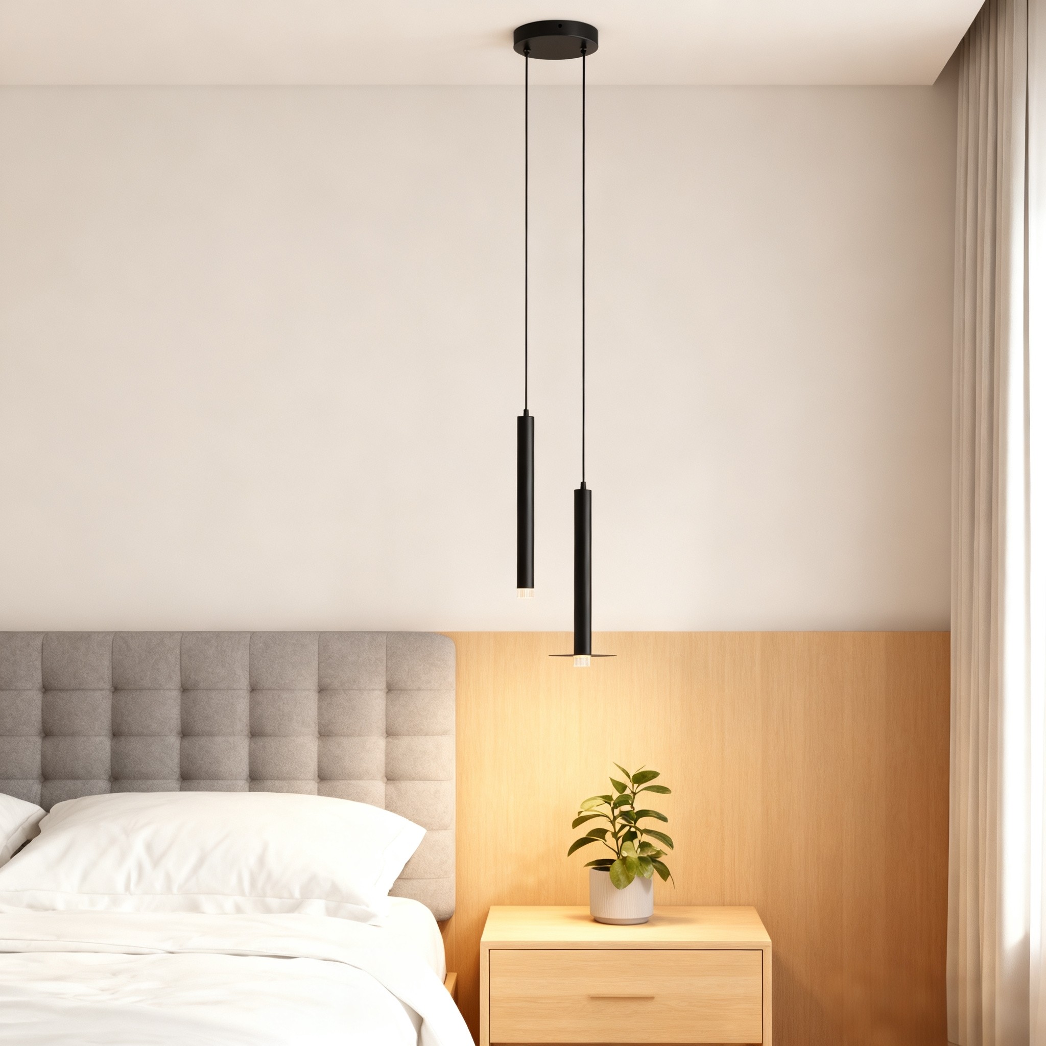 飞碟床头吊灯现代简约高级创意卧室小吊灯玄关餐厅吧台长筒吊线灯,家装灯饰光源,床头/玄关/吧台/过道吊灯,淘宝优惠券,粉丝福利购,淘宝优惠卷