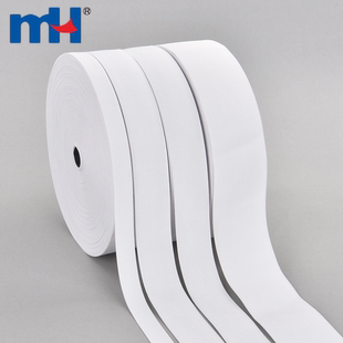 MH松紧带100m整盘松紧绳裤子裤腰服装辅料加厚细扁皮筋伸缩弹力带