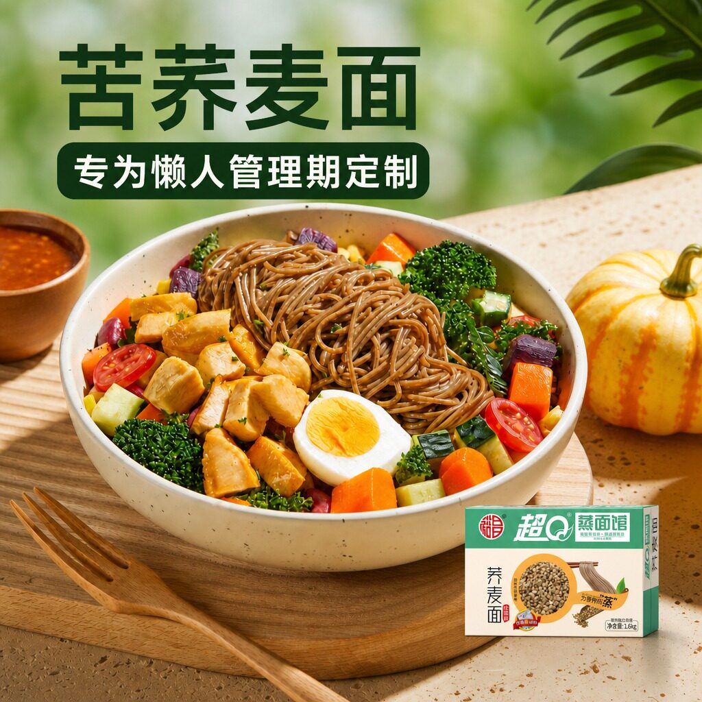 超Q蒸面馆非油炸荞麦面饼速食
