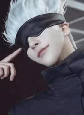 Jujutsu Kaisen Gojo Satoru Cosplay Glasses Blindfold Prop