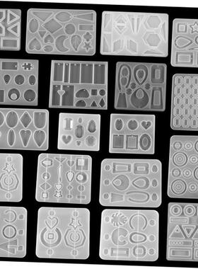 Earring Pendants Resin Molds Silicone Mold for DIY UV Epoxy