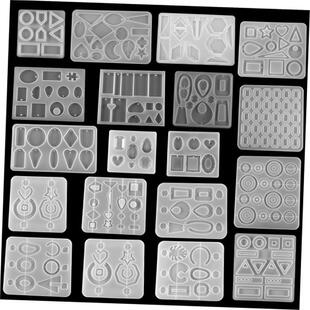 Earring Pendants Resin Molds Silicone Mold for DIY UV Epoxy