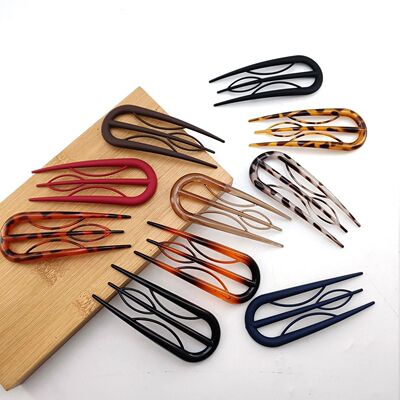 1/4/6 PCS U-shaped Hair Stick Hair Fork Hairstyle Tools Hair