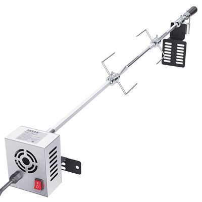 SucceBuy Universal Grill Rotisserie Kit for Grills, Electric