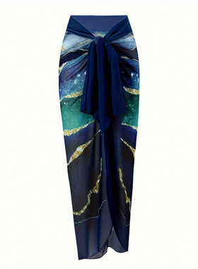 W 160 Ladies' Plus Size Printed One Piece Swimsuit