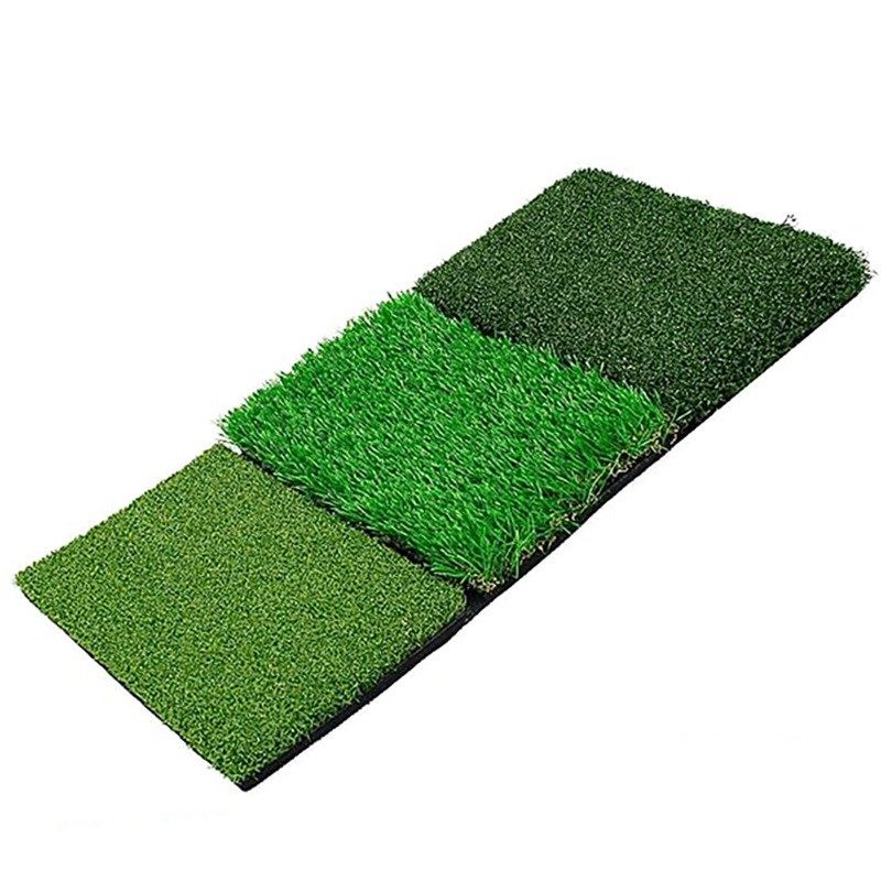 新高尔夫折叠三合一打击垫 Golf Mat加厚练习垫毯 室内挥杆练习垫