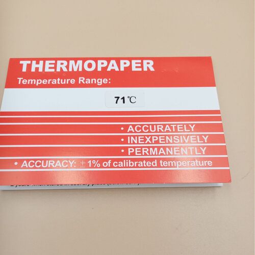 71度变色测温纸THERMOMETER批发