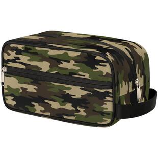 Camouflage Green Hanging Toiletry Bag Travel Hygiene Kits