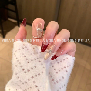 5年美甲师纯手工新年美甲