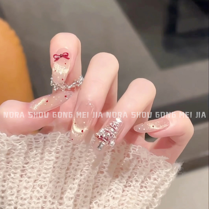 876人正在抢购法式猫眼圣诞美甲