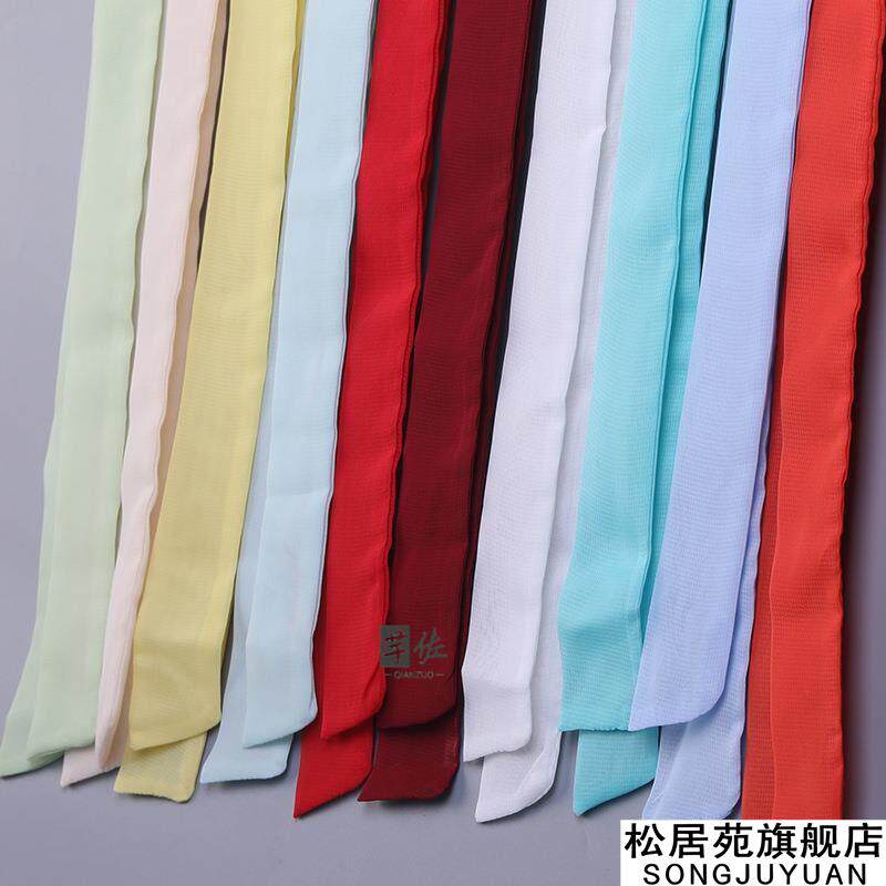 夏领巾丝带腰带发带飘带配饰束腰装饰汉服细腰带女配连衣裙子雪纺
