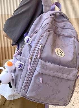 日本GP书包女初中生小学生大容量2025新款双肩减负护脊背包男潮